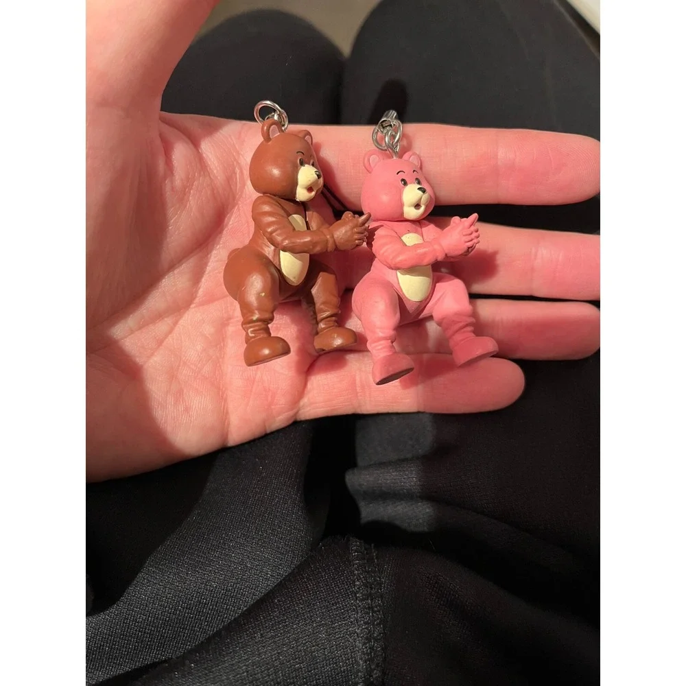Takara Tomy Arts Kan-Cho Gacha Pink Brown Bear Chasers 2x